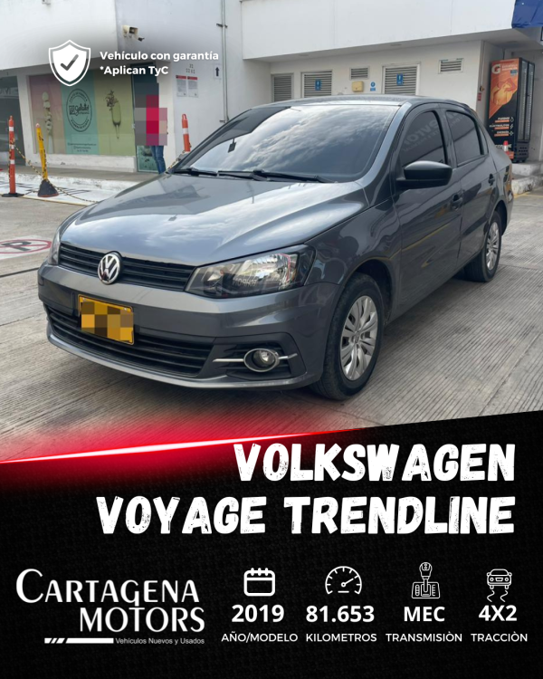 VOLKSWAGEN VOYAGE TRENDLINE 2019